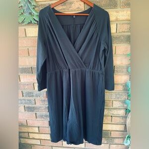Land’s End Black Dress XL (18)